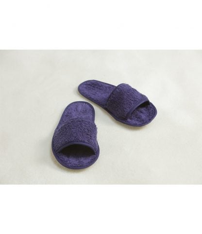 Towel City Terry Slippers Navy 8-11 (TC64 NAV 8-11)