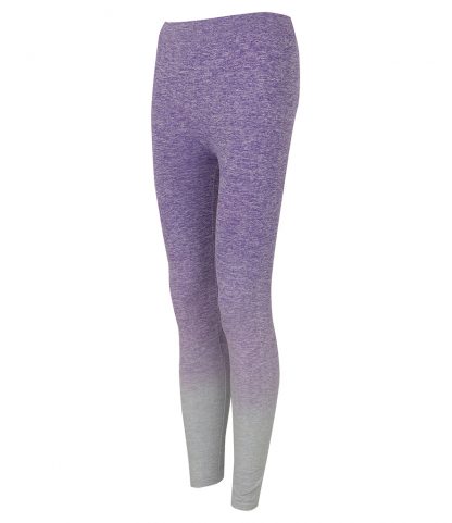 Tombo Lds Fade Out Leggings Purple/lt grey L/XL (TL300 PR/LG L/XL)