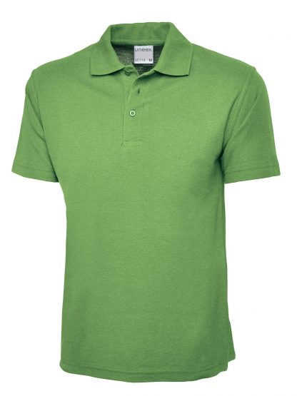 Uneek Men's Ultra Cotton Poloshirt - Lime