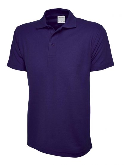 Uneek Men's Ultra Cotton Poloshirt - Purple