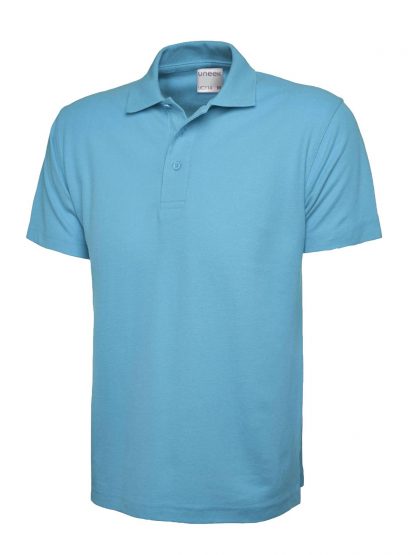 Uneek Men's Ultra Cotton Poloshirt - Sky