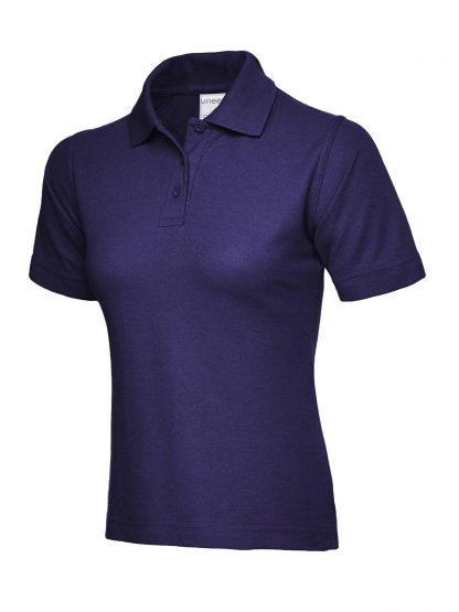 Uneek Ladies Ultra Cotton Poloshirt - Purple
