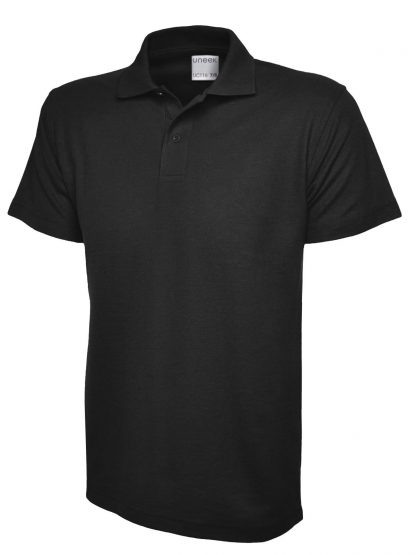 Uneek Children's Ultra Cotton Poloshirt - Black