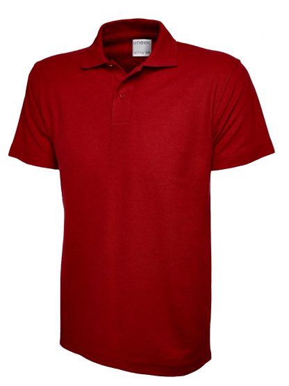 Uneek Children's Ultra Cotton Poloshirt - Red