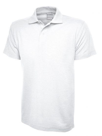 Uneek Children's Ultra Cotton Poloshirt - White