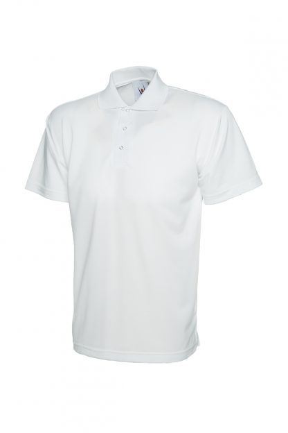 Uneek Processable Poloshirt - White
