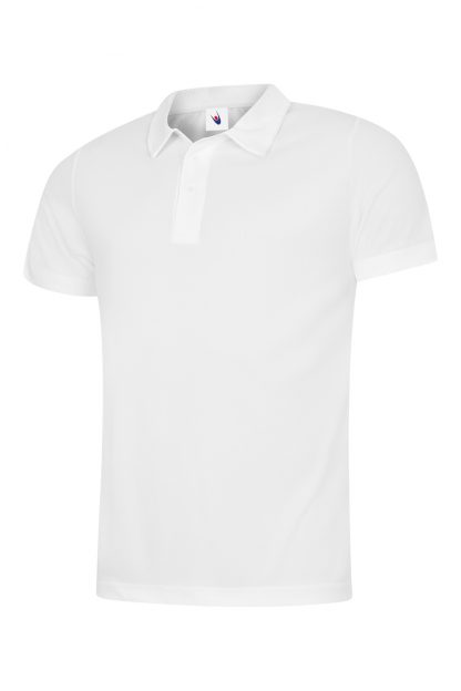 Uneek Mens Ultra Cool Poloshirt - White