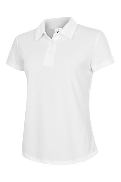 Uneek Ladies Ultra Cool Poloshirt - White