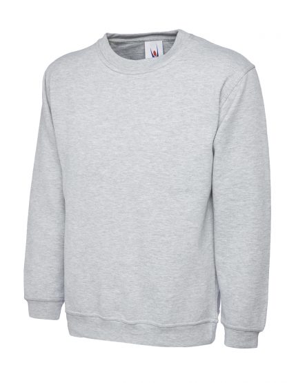 Uneek Childrens Sweatshirt - Heather Grey