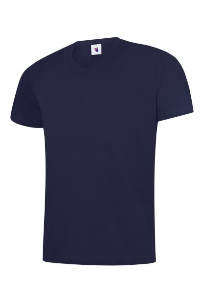 Uneek Classic V Neck T-shirt - Navy