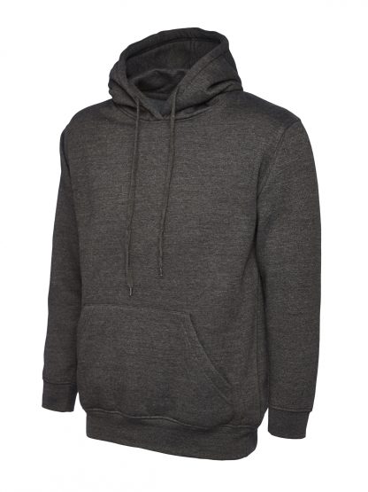 Uneek Classic Hooded Sweatshirt - Charcoal