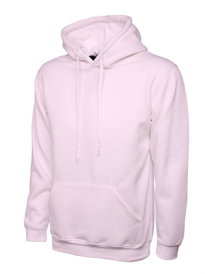 Uneek Classic Hooded Sweatshirt - Pink