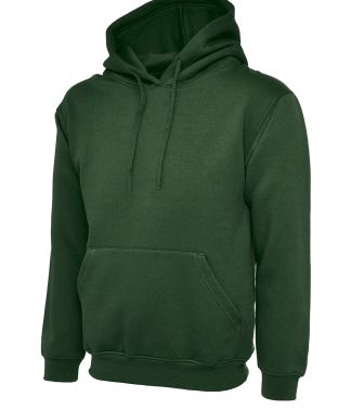 Uneek Olympic Hooded Sweatshirt - Bottle Green