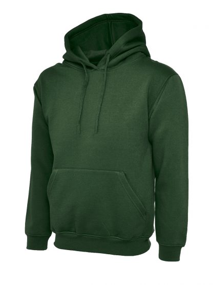 Uneek Olympic Hooded Sweatshirt - Bottle Green