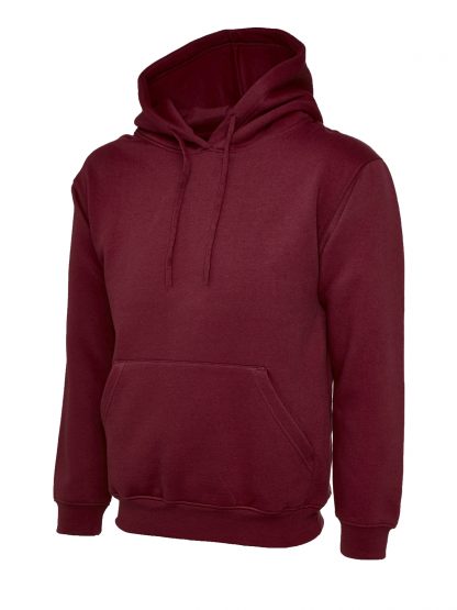 Uneek Olympic Hooded Sweatshirt - Maroon
