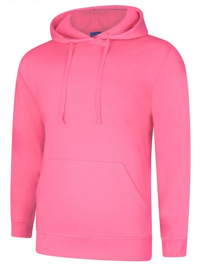 Uneek Deluxe Hooded Sweatshirt - Candy Floss