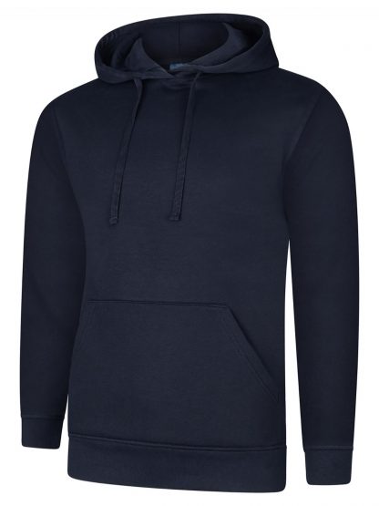 Uneek Deluxe Hooded Sweatshirt - Navy