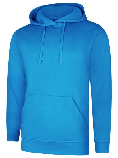 Uneek Deluxe Hooded Sweatshirt - Reef Blue