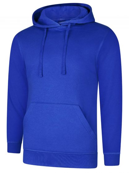 Uneek Deluxe Hooded Sweatshirt - Royal
