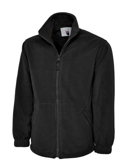 Uneek Classic Full Zip Micro Fleece Jacket - Black