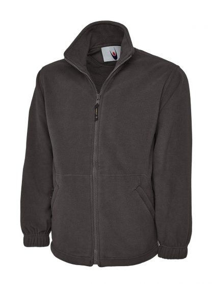 Uneek Classic Full Zip Micro Fleece Jacket - Charcoal