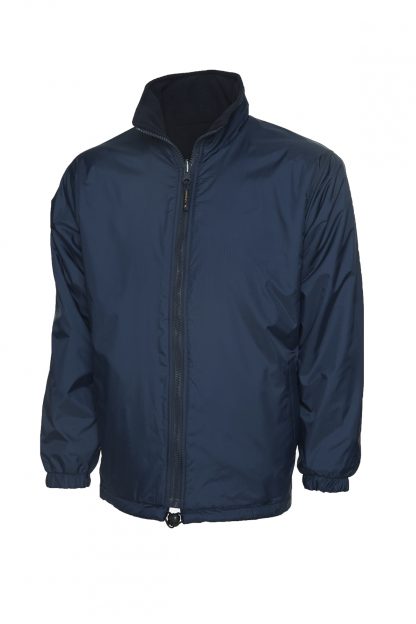 Uneek Premium Reversible Fleece Jacket - Navy