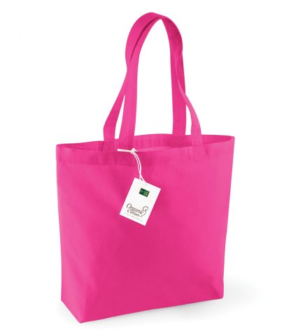 W Mill Organic Cotton Shopper Fuchsia ONE (W180 FUS ONE)