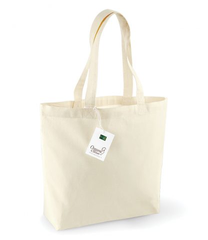 W Mill Organic Cotton Shopper Natural ONE (W180 NAT ONE)