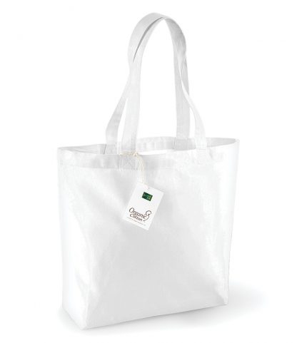 W Mill Organic Cotton Shopper White ONE (W180 WHI ONE)