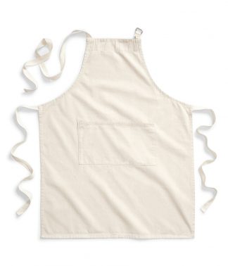 W Mill FairTrade Adult Craft Apron Natural ONE (W364 NAT ONE)