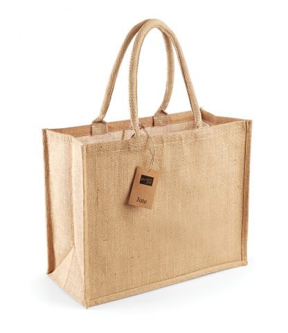 W Mill Classic Jute Shopper Natural ONE (W407 NAT ONE)