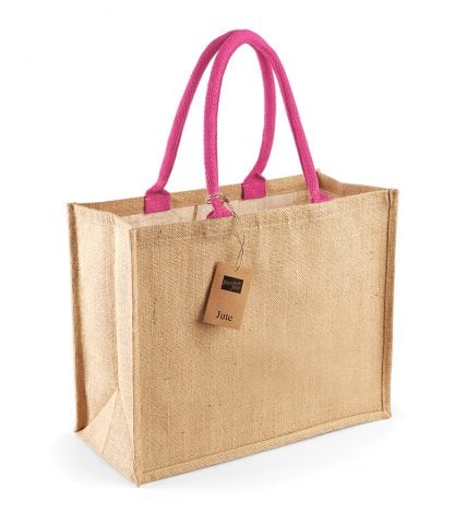 W Mill Classic Jute Shopper Natural/fuch. ONE (W407 NT/FS ONE)