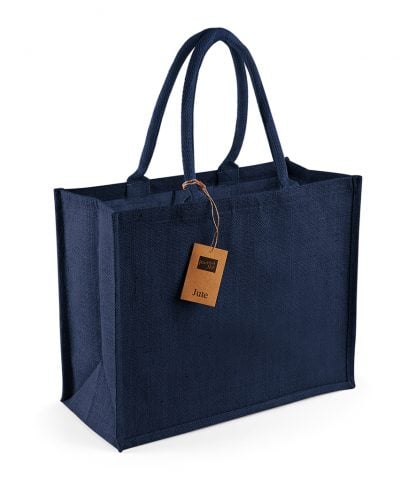 W Mill Classic Jute Shopper Navy/navy ONE (W407 NV/NV ONE)