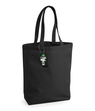 W Mill Fairtrade Camden Shopper Black ONE (W671 BLK ONE)