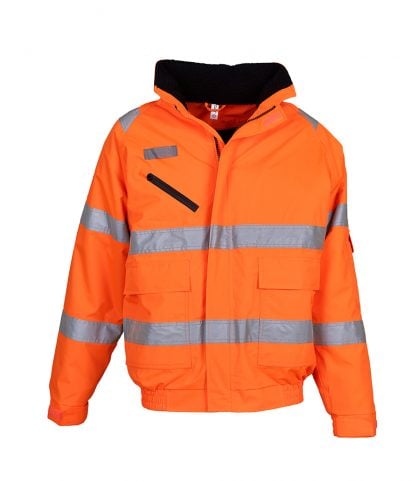 YK213 - Yoko Fontaine Flight Jacket - Orange