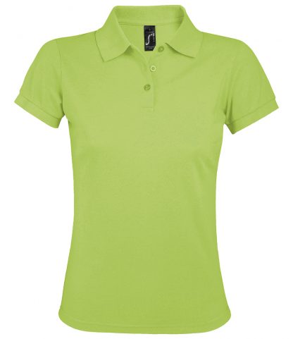 SOLs Lds Prime Pique Polo Shirt Apple Green 3XL (10573 APL 3XL)