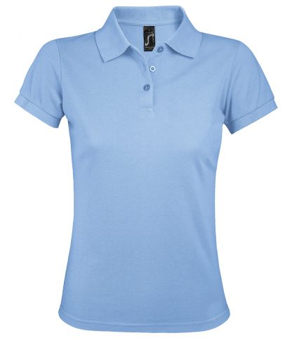 SOLs Lds Prime Pique Polo Shirt Sky blue 3XL (10573 SKY 3XL)