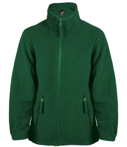 SOLs Kids North Fleece Jacket Green 14yrs (10589 GRN 14yrs)