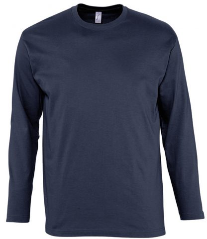 SOLS Monarch L/S T-Shirt Navy 5XL (11420 NAV 5XL)