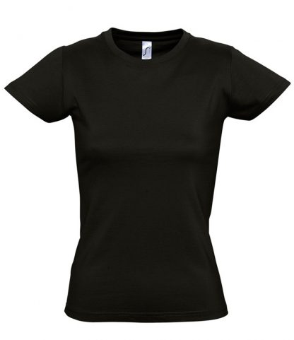 SOLS Ladies Imperial T-Shirt Deep black 3XL (11502 DBK 3XL)