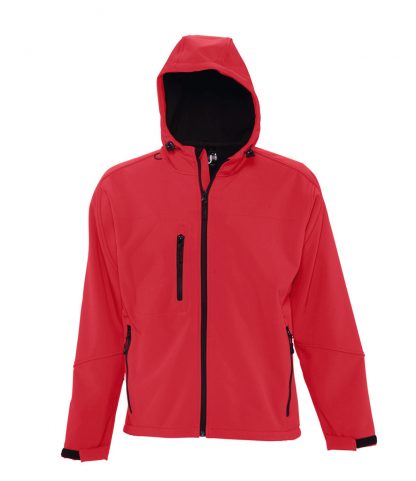 SOLS Replay Hooded Softshell Pepper red 3XL (46602 PER 3XL)