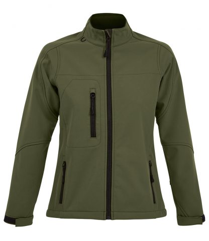 SOLS Lds Roxy Softshell Jacket Army XXL (46800 ARM XXL)
