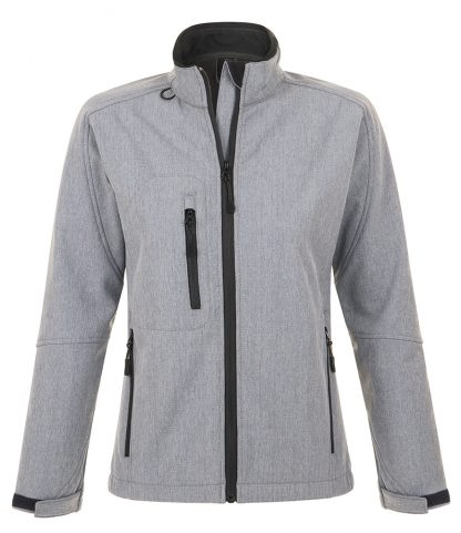 SOLS Lds Roxy Softshell Jacket Grey marl XXL (46800 GYM XXL)
