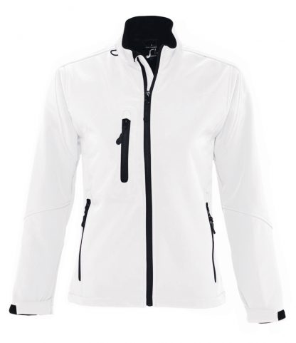 SOLS Lds Roxy Softshell Jacket White XXL (46800 WHI XXL)