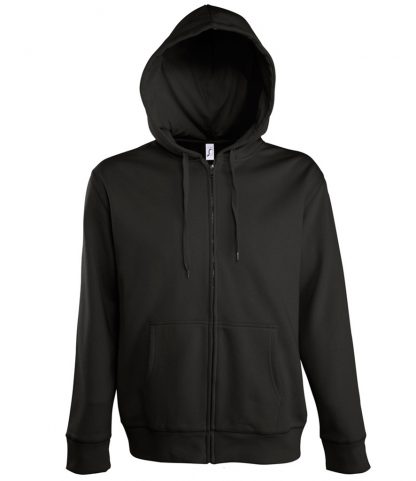 SOLS Seven Hooded Jacket Black 3XL (47800 BLK 3XL)