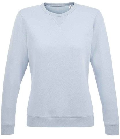 03104 CYB XS - SOL'S Ladies Sully Sweatshirt - Creamy Blue