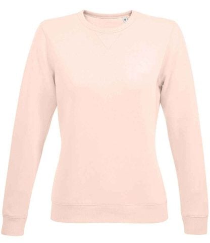 03104 CYP XS - SOL'S Ladies Sully Sweatshirt - Creamy Pink