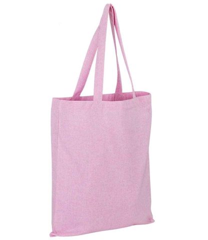 03829 HEP ONE - SOL'S Awake Recycled Tote Bag - Heather Pink