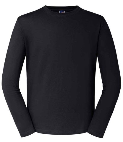 180L BLK XS - Russell Classic Long Sleeve T-Shirt - Black