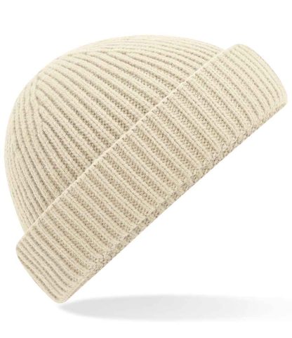 BB383R OAT ONE - Beechfield Recycled Harbour Beanie - Oatmeal